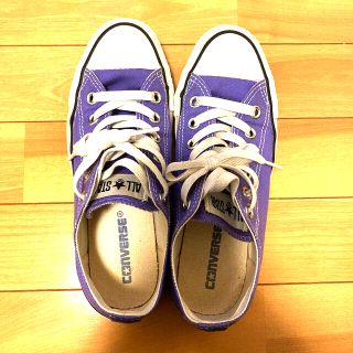 コンバース(CONVERSE)のコンバース★All STAR★パープル★23.5(スニーカー)