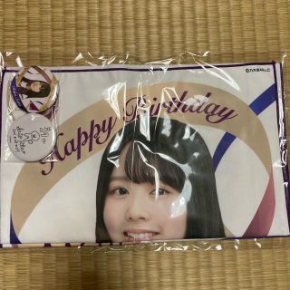 ノギザカフォーティーシックス(乃木坂46)の乃木坂46 生誕記念フェイスタオル　缶バッチ　佐藤璃果　2020(アイドルグッズ)