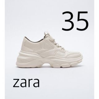 ザラ(ZARA)のZARA チャンキーソールプリムソール　35(スニーカー)