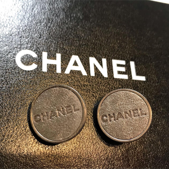 CHANEL シャネル　イヤリング　シルバー系ヴィンテージ