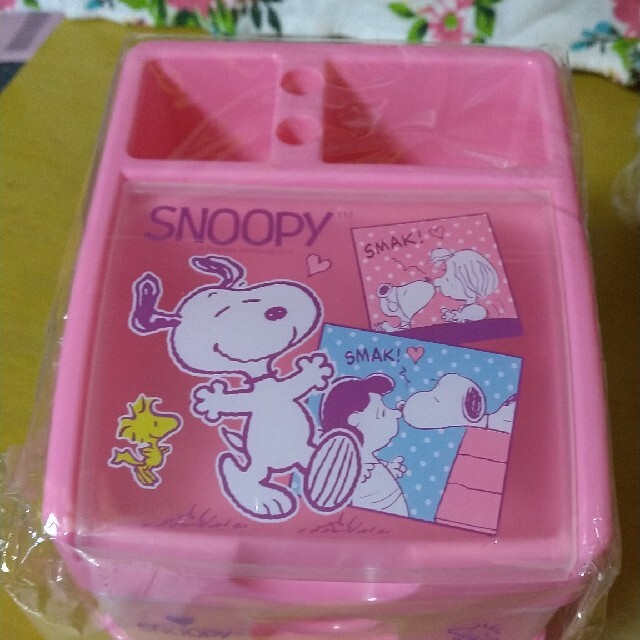 SNOOPY(スヌーピー)のスヌーピー 5段収納ケース ピンク🟦 インテリア/住まい/日用品の収納家具(ケース/ボックス)の商品写真