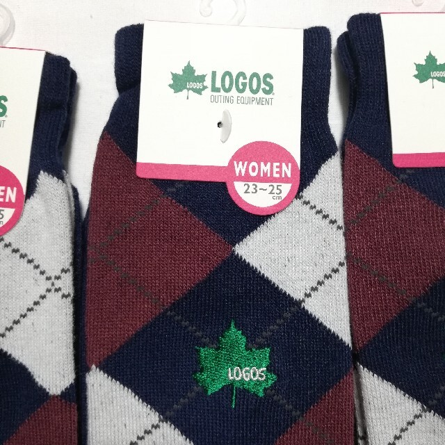 LOGOS(ロゴス)の4足 グンゼ ロゴス ソックス 靴下 レディース レディースのレッグウェア(ソックス)の商品写真