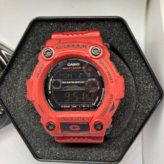 ジーショック(G-SHOCK)のG-SHOCK 電波ソーラー　レッド(腕時計(デジタル))