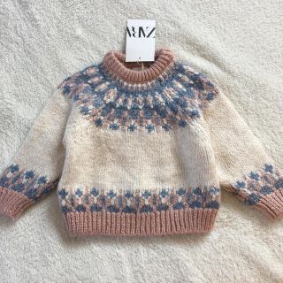 ザラキッズ(ZARA KIDS)の新品　ザラキッズ ニット　ボンポワン ボントン プチバトー　ファミリア べべ (ニット)