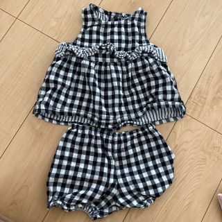 ベベ(BeBe)のみぃにゃん様専用　　べべ　セットアップ(Ｔシャツ)