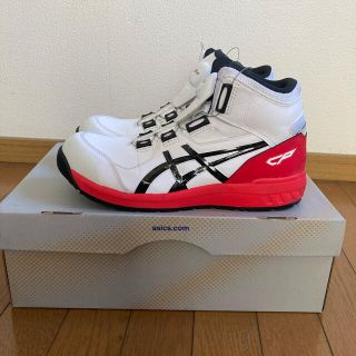 アシックス(asics)のアシックス安全靴(ホワイト&ブラック)(スニーカー)