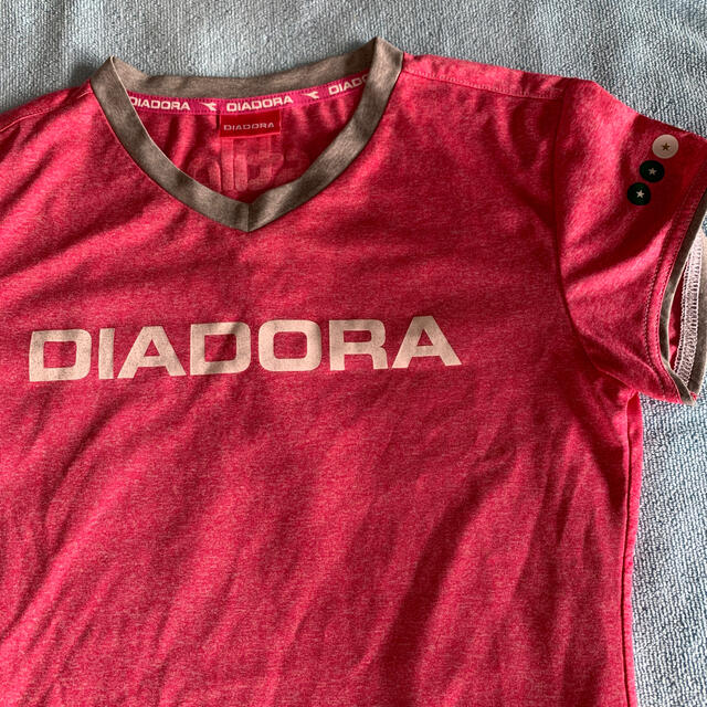 DIADORA DIADORA テニスウェア Tシャツ Lサイズの通販 by アイ DIADORA スポーツTシャツ Lサイズ