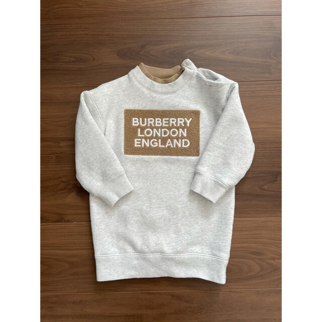 BURBERRY(バーバリー)のBurberry スウェットワンピース キッズ/ベビー/マタニティのキッズ服女の子用(90cm~)(ワンピース)の商品写真