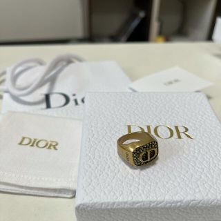 ディオール(Dior)の正規CD クリスタルビジューリング　(リング(指輪))