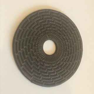 茶道具 籐編瓶座 15cm(その他)