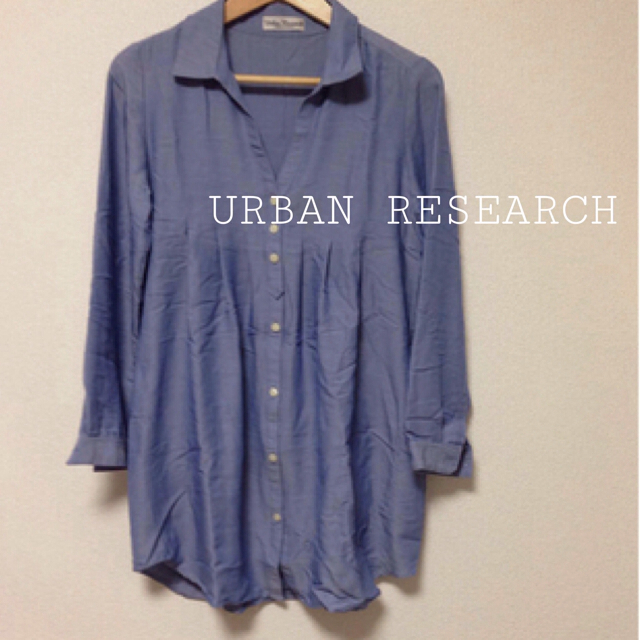 URBAN RESEARCH(アーバンリサーチ)のアーバン シャツワンピ レディースのトップス(シャツ/ブラウス(長袖/七分))の商品写真