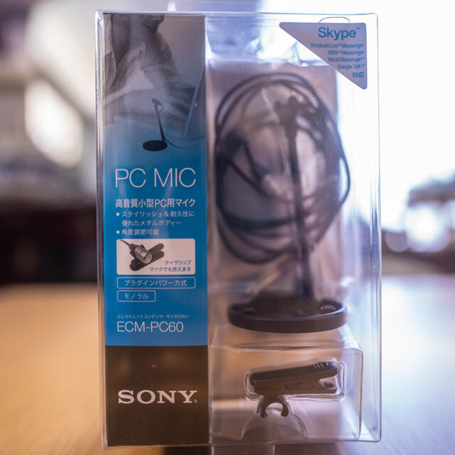 SONY(ソニー)のsony ecm-pc60 クリップマイク 楽器のレコーディング/PA機器(マイク)の商品写真
