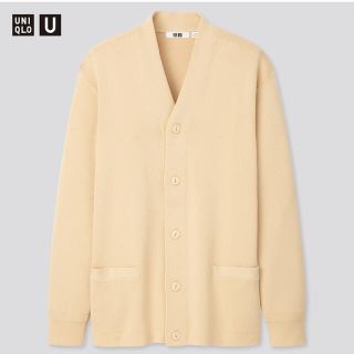 ユニクロ(UNIQLO)のミドルゲージVネックカーディガン(カーディガン)