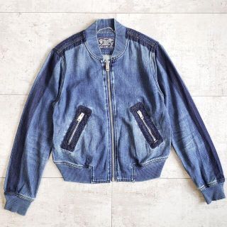 ディーゼル(DIESEL)のディーゼル DIESEL ☆デニム ジップアップ ブルゾン XS(Gジャン/デニムジャケット)