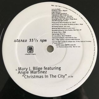 Mary J. Blige - Christmas In The City(R&B/ソウル)