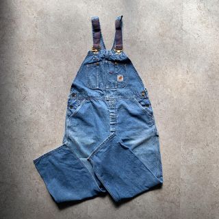 カーハート(carhartt)のCarhartt overall オーバーオール デニム地 USED カーハート(サロペット/オーバーオール)