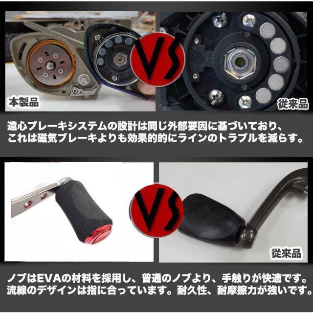 YU134LS ベイトリール リマルチカラー 遠心+マグネットブレーキ 2in1 スポーツ/アウトドアのフィッシング(リール)の商品写真