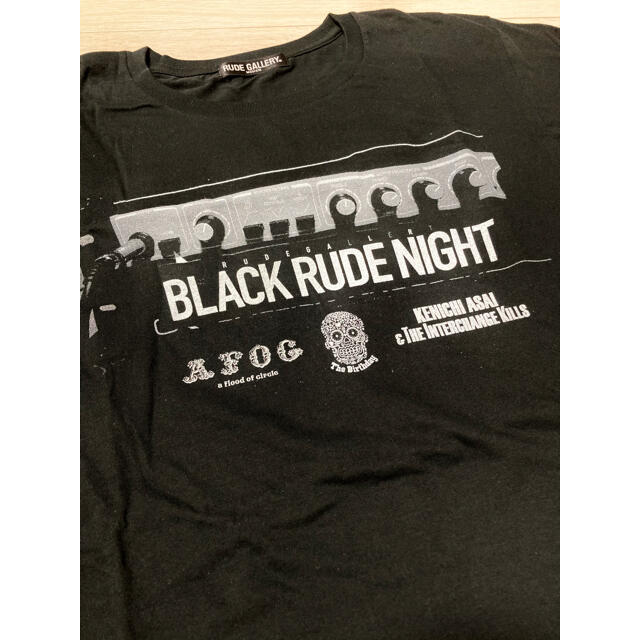 RUDE GALLERY(ルードギャラリー)のBlack Lude Night Tシャツ（sato様専用） メンズのトップス(Tシャツ/カットソー(半袖/袖なし))の商品写真