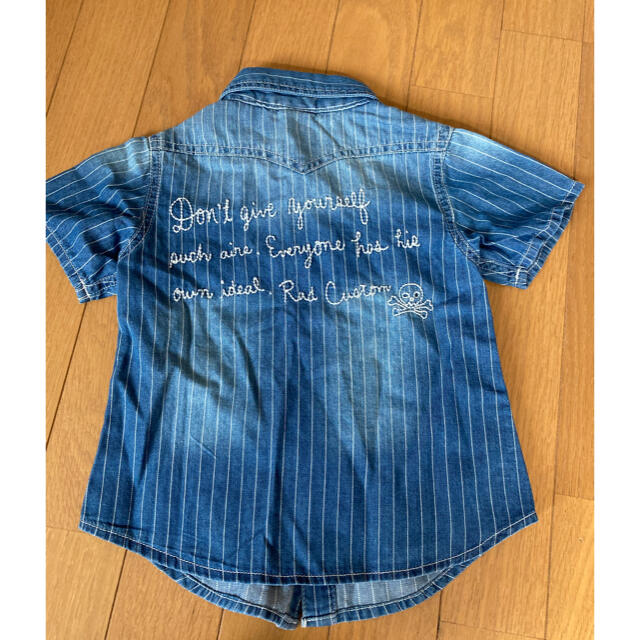 RAD CUSTOM(ラッドカスタム)のRAD CUSTOM シャツ100cm キッズ/ベビー/マタニティのキッズ服男の子用(90cm~)(Tシャツ/カットソー)の商品写真