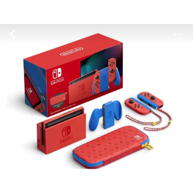 Nintendo 素晴らしい品質 お金を節約 Switch セット マリオレッド×ブルー
