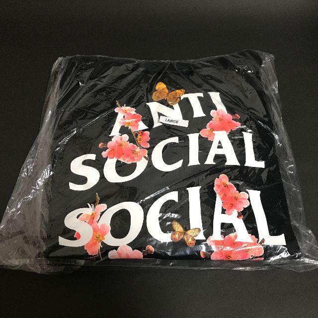 ASSC Kkoch Black Hoodie アンチソーシャル パーカー L