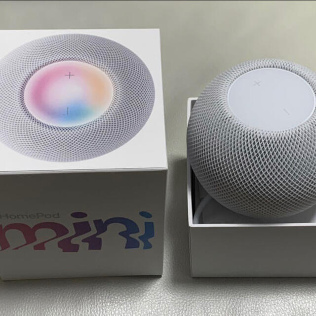Apple - HOMEPOD MINI 白 ほぼ未使用ですの通販 by ヒロシ's shop