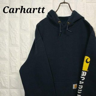 カーハート(carhartt)のカーハート パーカー スウェット ビッグロゴ オーバーサイズ メキシコ製(パーカー)