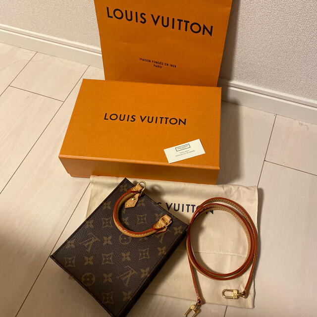 超ポイントアップ祭 LOUIS VUITTON VUITTONプティット サックプラ 未