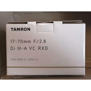 タムロン(TAMRON)のタムロン 17-70mm F/2.8 Di III-A VC RXD　ソニーE　(レンズ(ズーム))