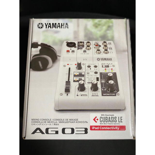 ヤマハ(ヤマハ)の【タカさん専用】配信に必需品！YAMAHA AG03 楽器のDTM/DAW(オーディオインターフェイス)の商品写真