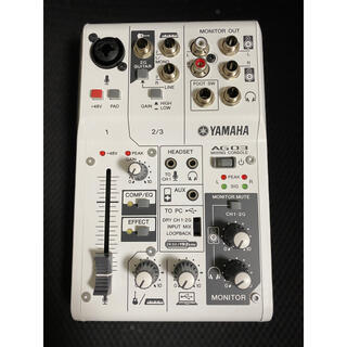 ヤマハ(ヤマハ)の【タカさん専用】配信に必需品！YAMAHA AG03(オーディオインターフェイス)