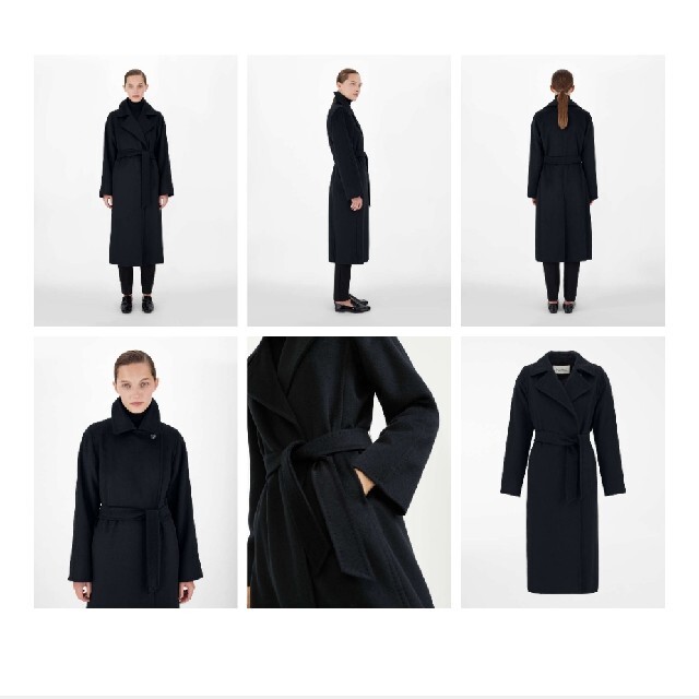 Max Mara(マックスマーラ)のMaxMara マニュエラ コート black 34 レディースのジャケット/アウター(ロングコート)の商品写真