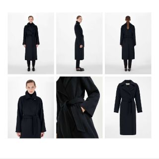 マックスマーラ(Max Mara)のMaxMara マニュエラ コート black 34(ロングコート)