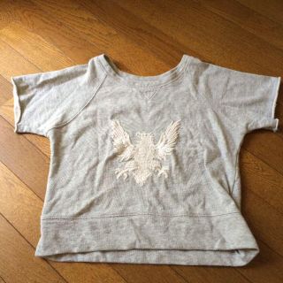 ビームスボーイ(BEAMS BOY)の半袖 刺繍 スエット(トレーナー/スウェット)