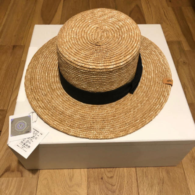 未使用 VISVIM 18SS LLOYD BOATER HAT ハット 麦わらハット