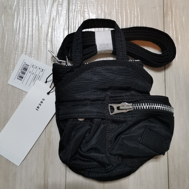 sacai x PORTER コラボ Pocket Bag Small ブラック