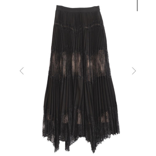 UNDRESSED LACE SANDWICH SKIRT ブラック Mのサムネイル