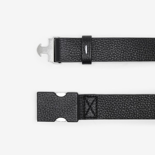 Maison Margiela メンズ クリップバックルベルト ブラック - ベルト 【極美品】Maison Margiela クリップ バックル ベルト