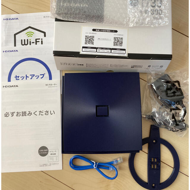 IODATA(アイオーデータ)の【値下げ中】i-O DATA Wi-Fiルーター WN-AX2033GR2/E スマホ/家電/カメラのPC/タブレット(PC周辺機器)の商品写真