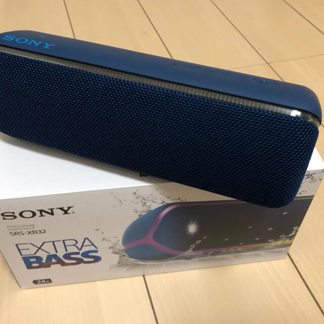 SONY(ソニー)のソニー ワイヤレスポータブルスピーカー 　ＳＲＳ－ＸＢ３２ スマホ/家電/カメラのオーディオ機器(スピーカー)の商品写真