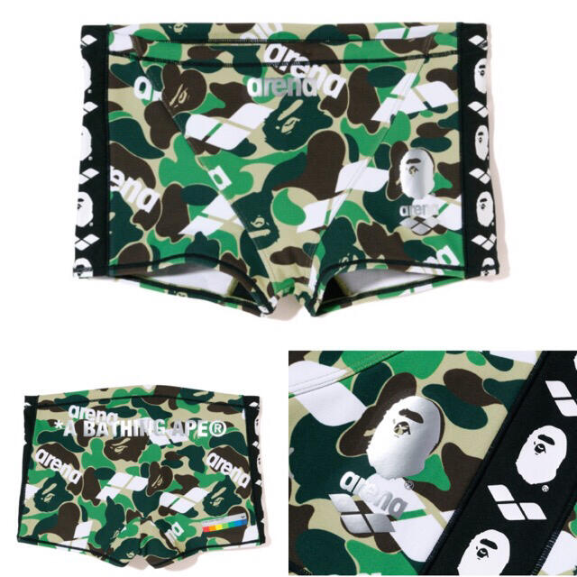 A BATHING APE(アベイシングエイプ)のA BATHING APE 【BAPE×arena 】ベイプ×アリーナ✰水着 メンズの水着/浴衣(水着)の商品写真