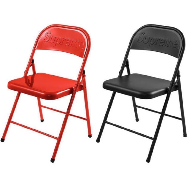 高知インター店】 metal supreme chair ２脚セット イス 折り畳みイス 