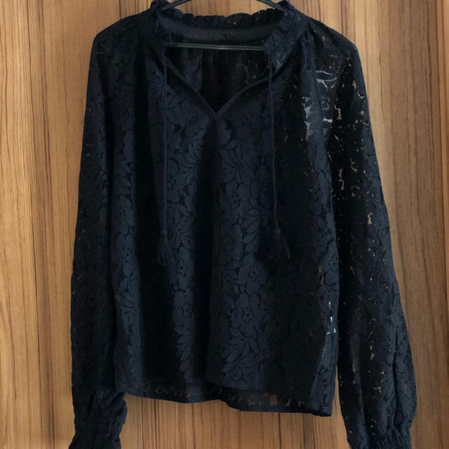 moussy(マウジー)のmoussy レース　カットソー レディースのトップス(カットソー(長袖/七分))の商品写真