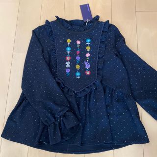 アナスイミニ(ANNA SUI mini)のANNA SUImini L(130～140)【新品】♡お花刺繍♡(Tシャツ/カットソー)