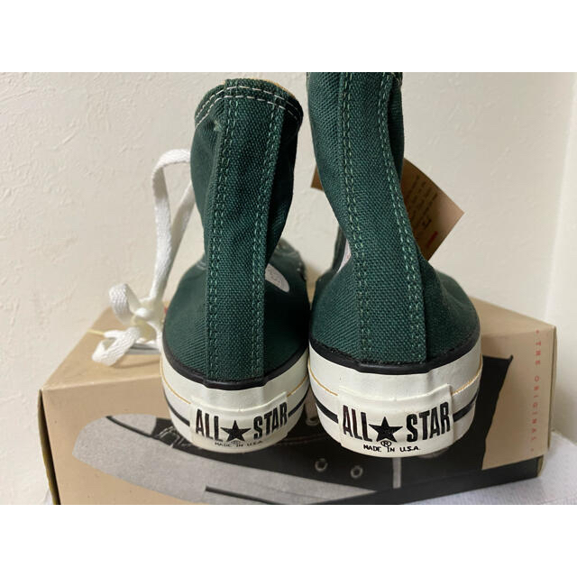 代引不可 CONVERSE - 90s USA製 コンバース オールスター 深緑 23.5センチ 新品の通販 by ゆみ|コンバースならラクマ 在庫正規店