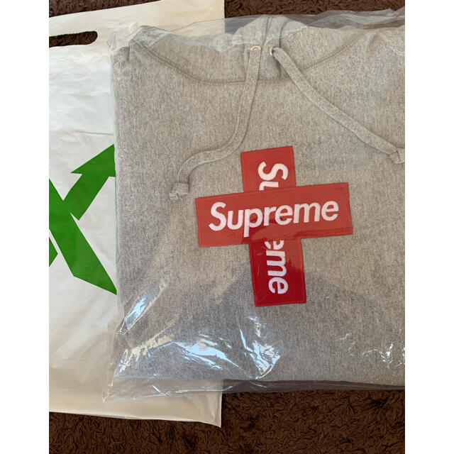 Cross Box Logo Hooded Sweatshirt