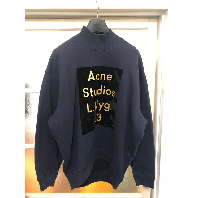 Acne Studios ハイネック ロゴ スウェット