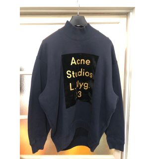 アクネ(ACNE)のAcne Studios ハイネック ロゴ スウェット(トレーナー/スウェット)