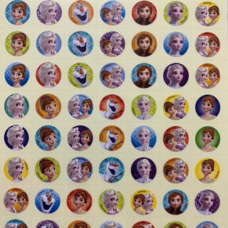 ディズニー(Disney)のご褒美シール　アナと雪の女王　トイレトレーニング　小126枚(トレーニングパンツ)