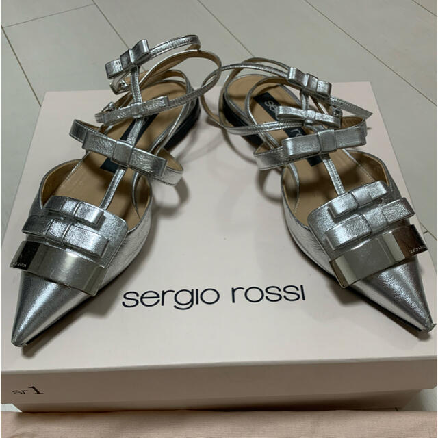 Sergio Rossi - sergio rossi リボンサンダル♡の通販 by あこ